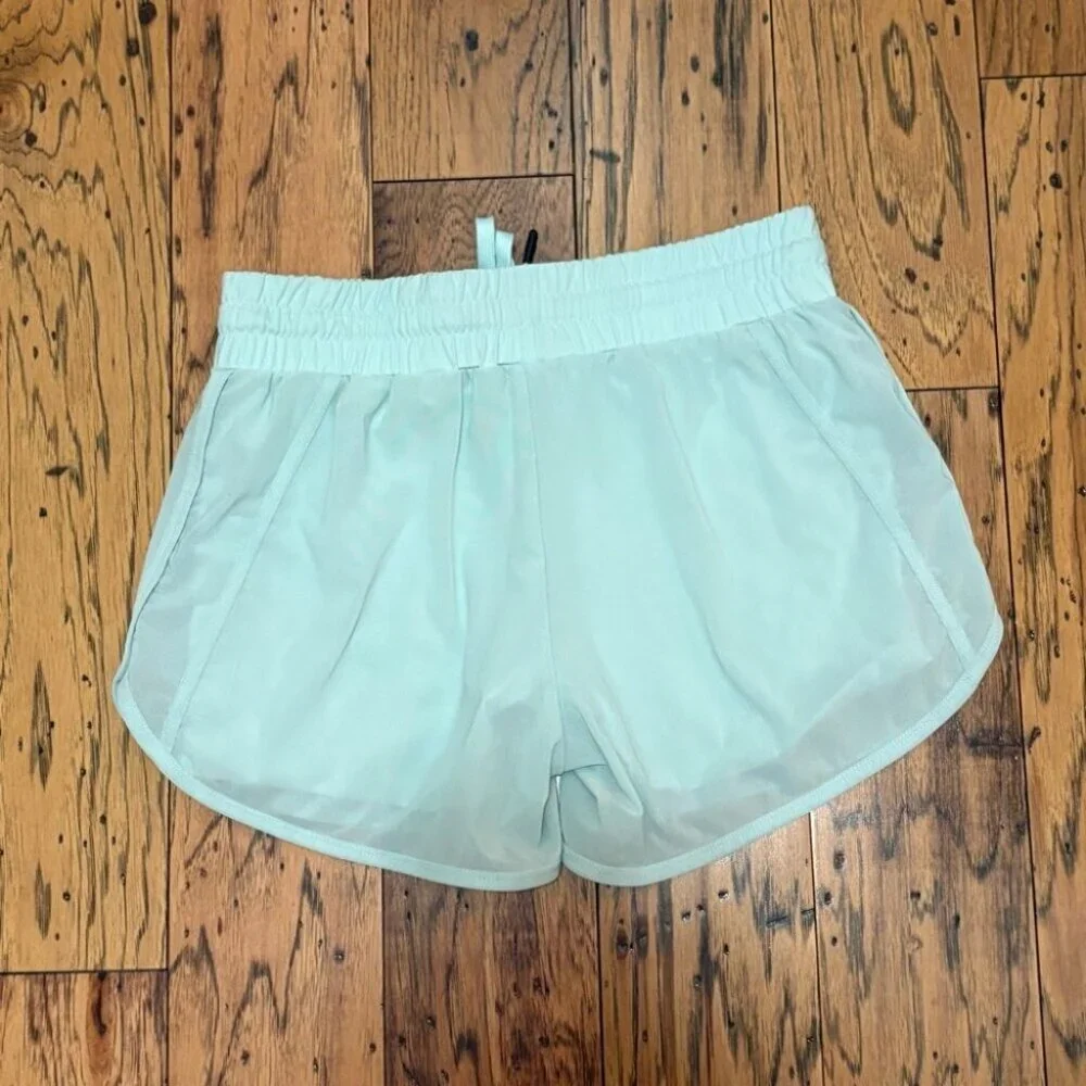 ZYIA Gulf Blue Mesh Speedy Shorts Size Medium - Picture 3 of 4